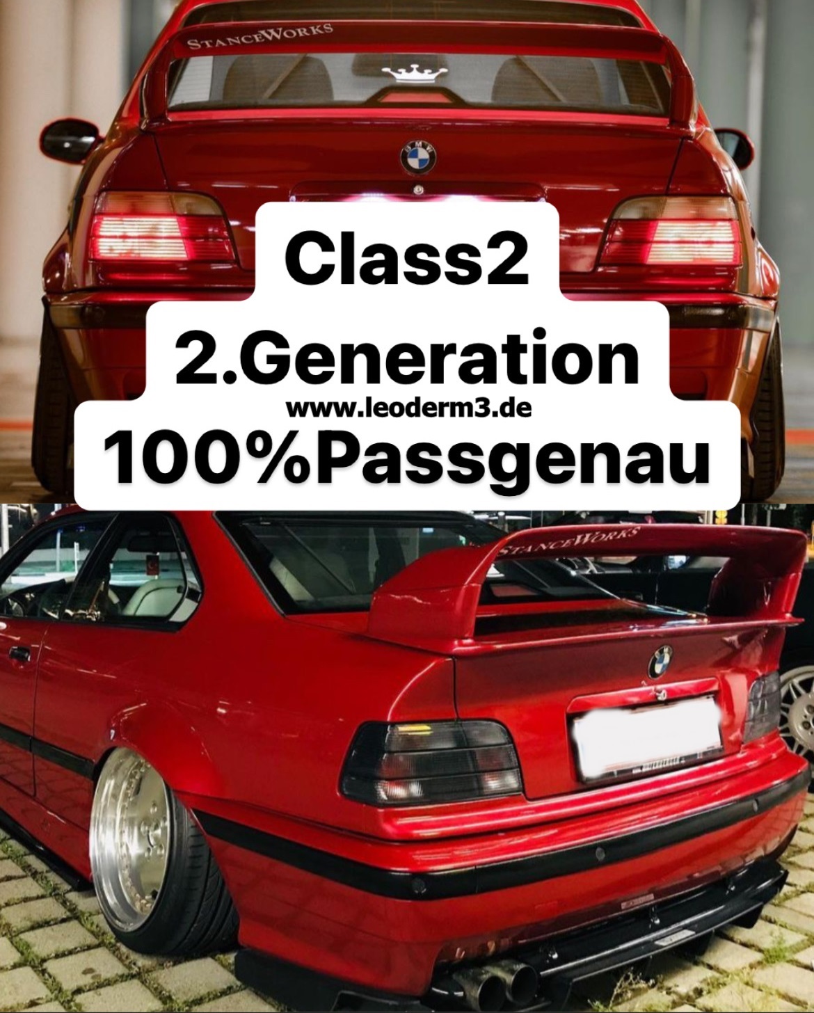 Carbon Heckspoiler Class 2 mit Flap für BMW E36 Coupe und Limousine –  Edenhofer