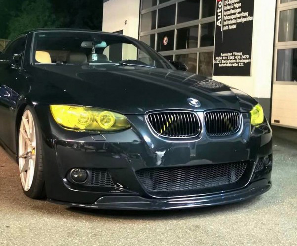 Sport Heckspoiler Lippe Schwarz Glanz passend für BMW 3er E93